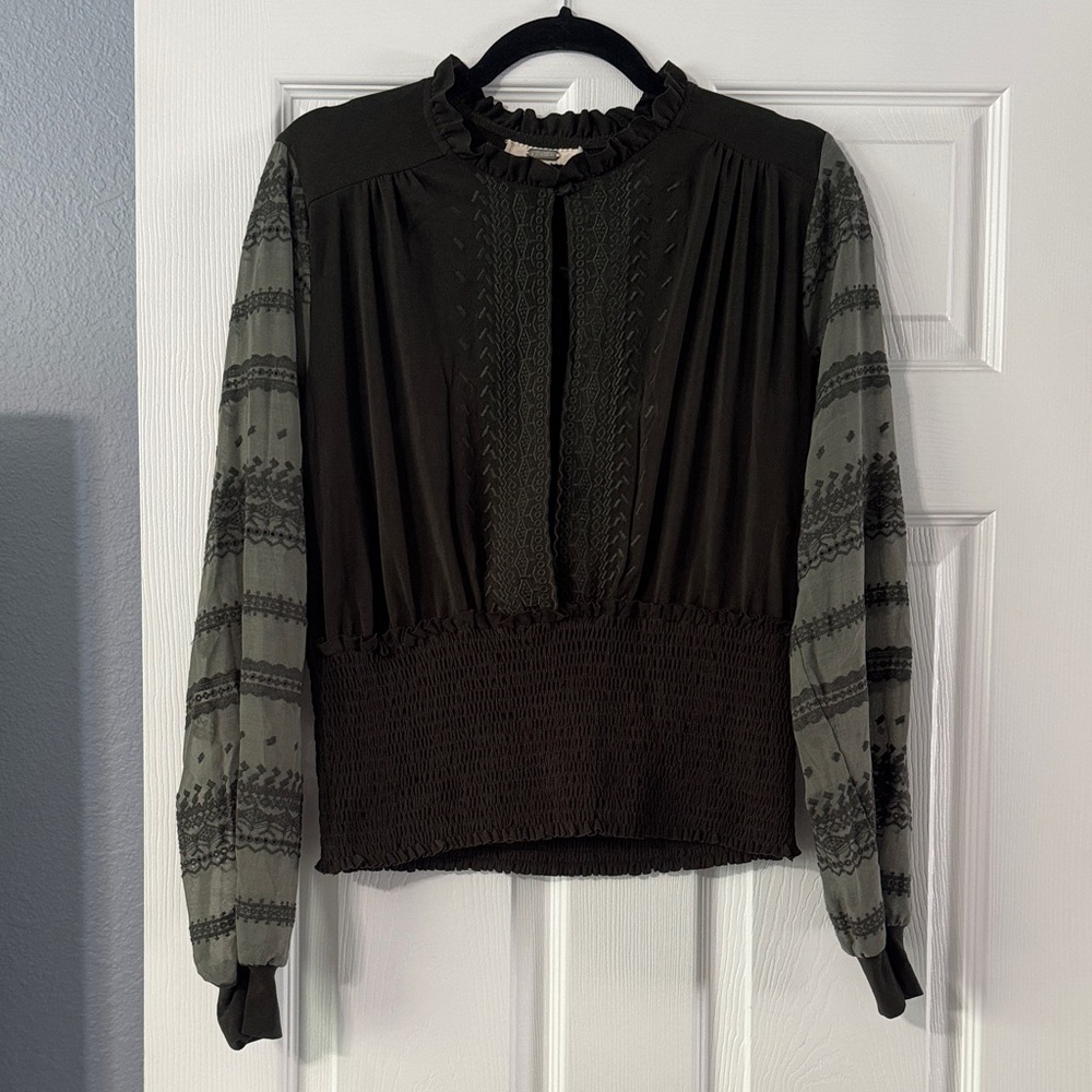 Elegant Green Women's Top